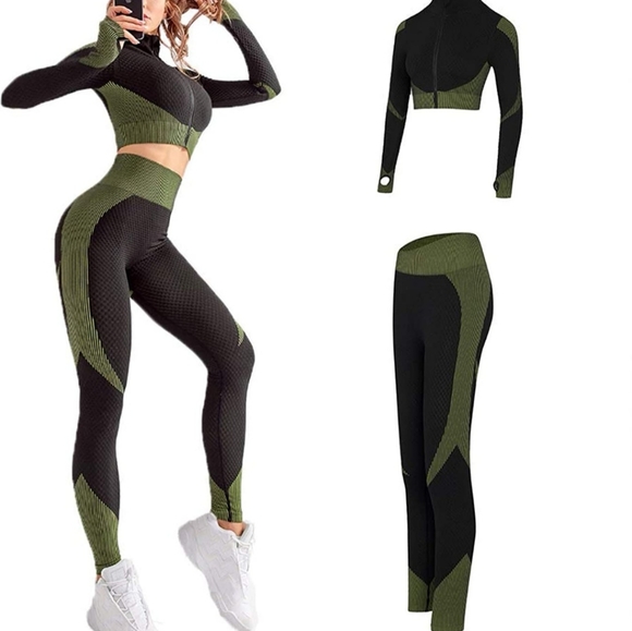 High quality 3 piece Yoga Workout Athletic Set - Picture 2 of 6